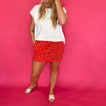 Cherry Bomb Polka Dot Skort