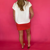Cherry Bomb Polka Dot Skort