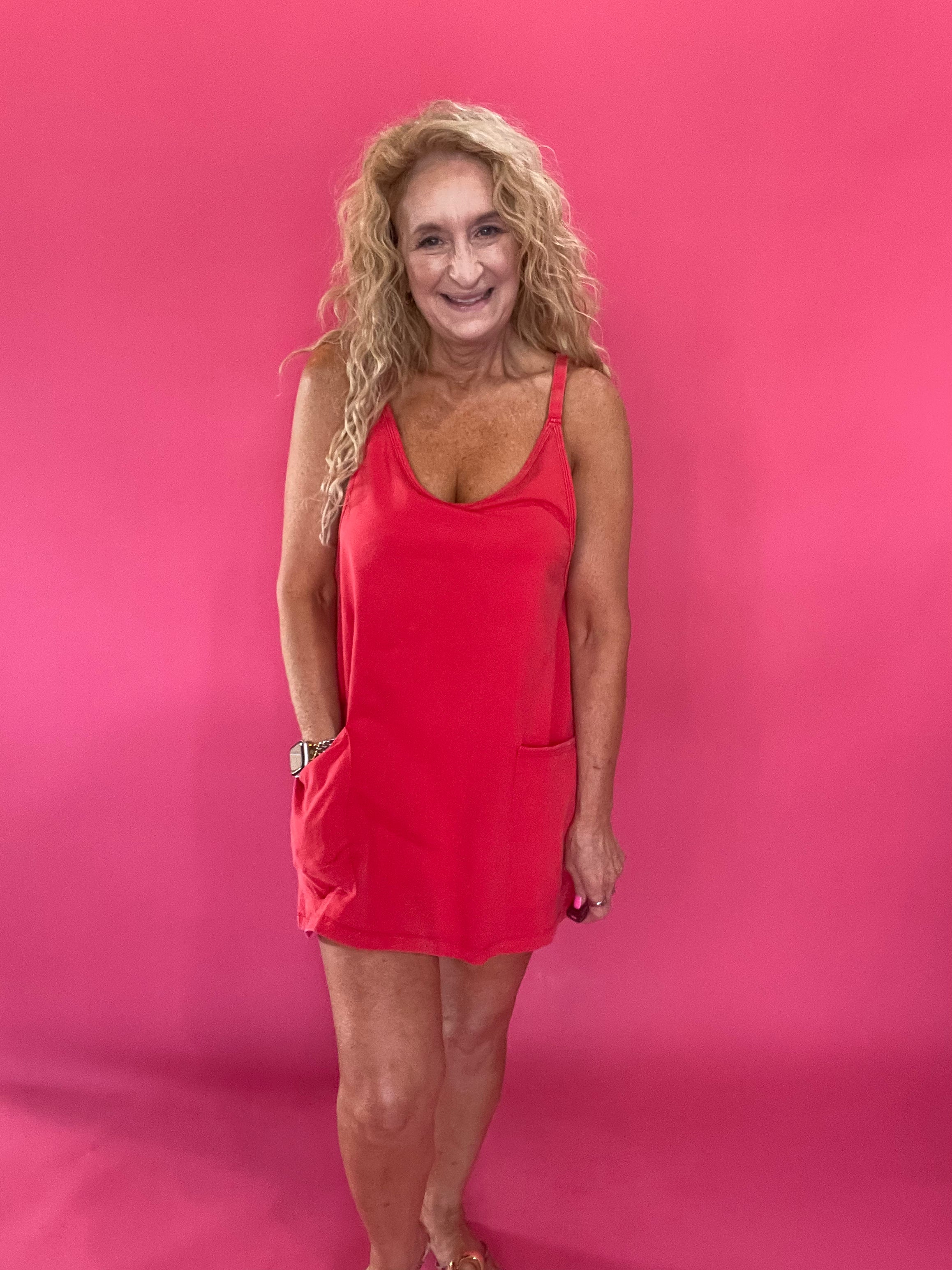 Cherry Bomb Sporty Mini Dress
