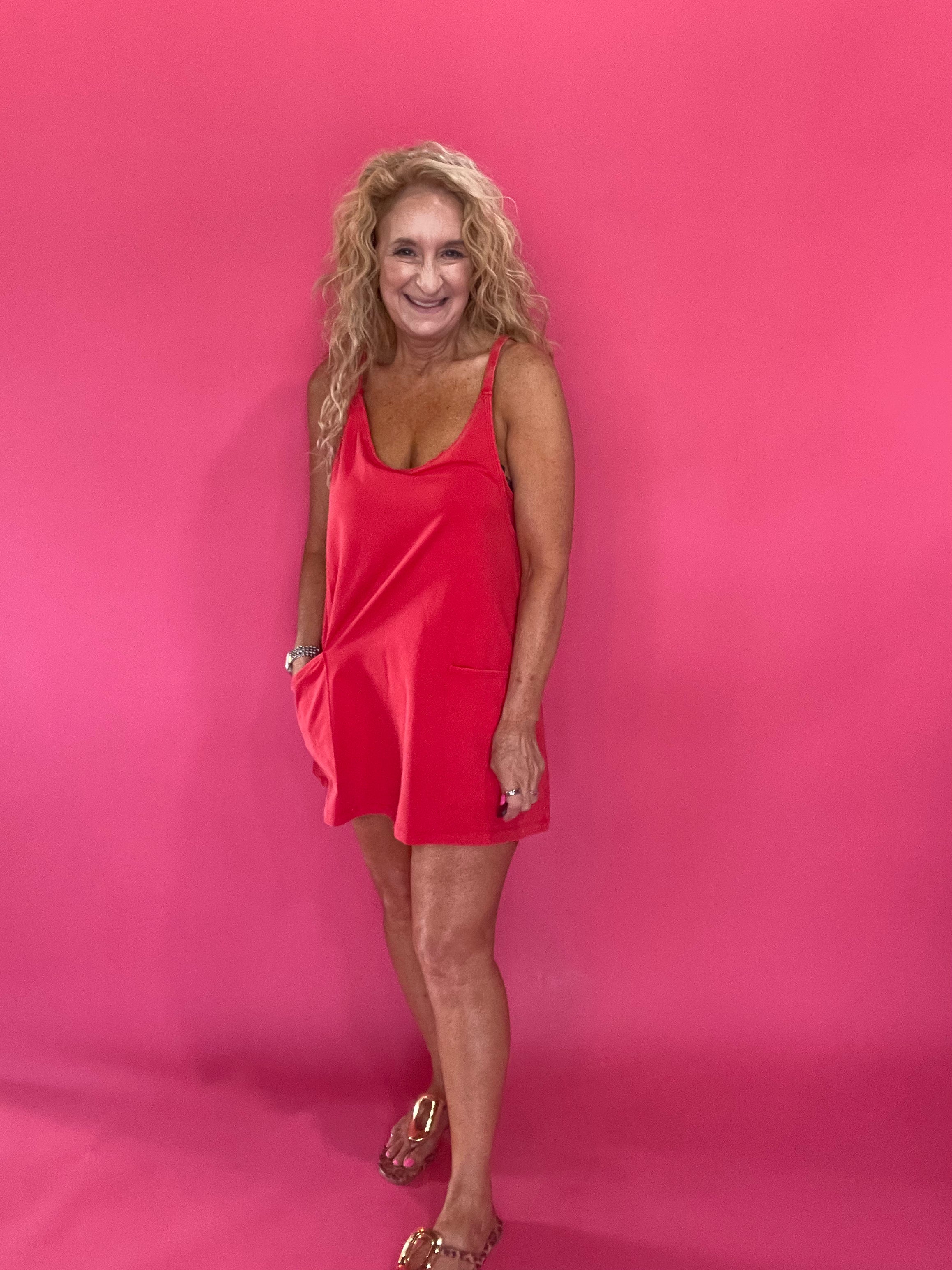 Cherry Bomb Sporty Mini Dress