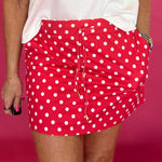 Cherry Pop Polka Dot Skort - Shabby 2 Chic Boutiques