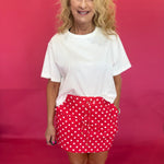 Cherry Pop Polka Dot Skort - Shabby 2 Chic Boutiques