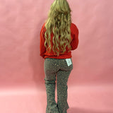 Chiefs Puff Sweatshirt in Red - Shabby 2 Chic Boutiques