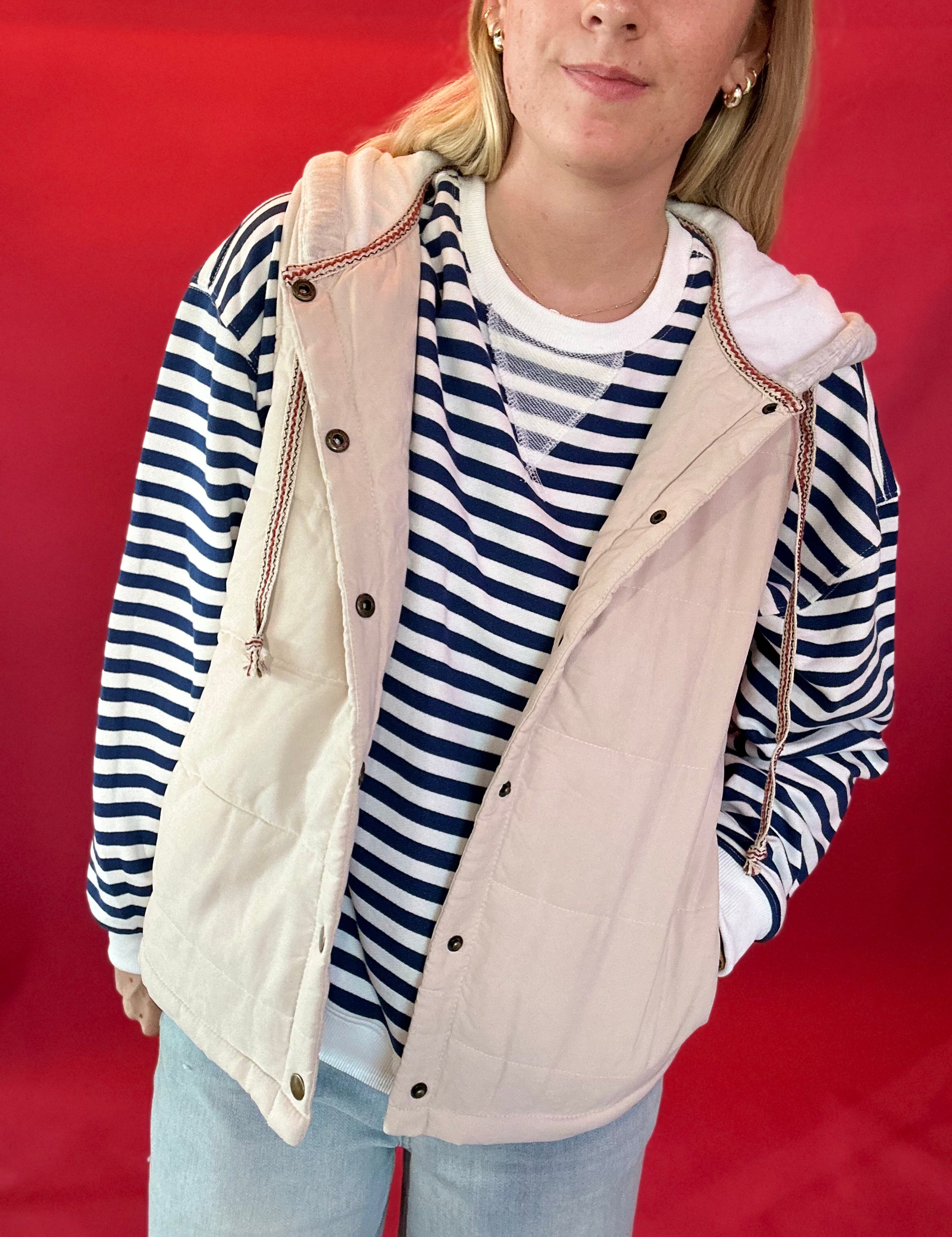 Chill Factor Contrast Puffer Vest