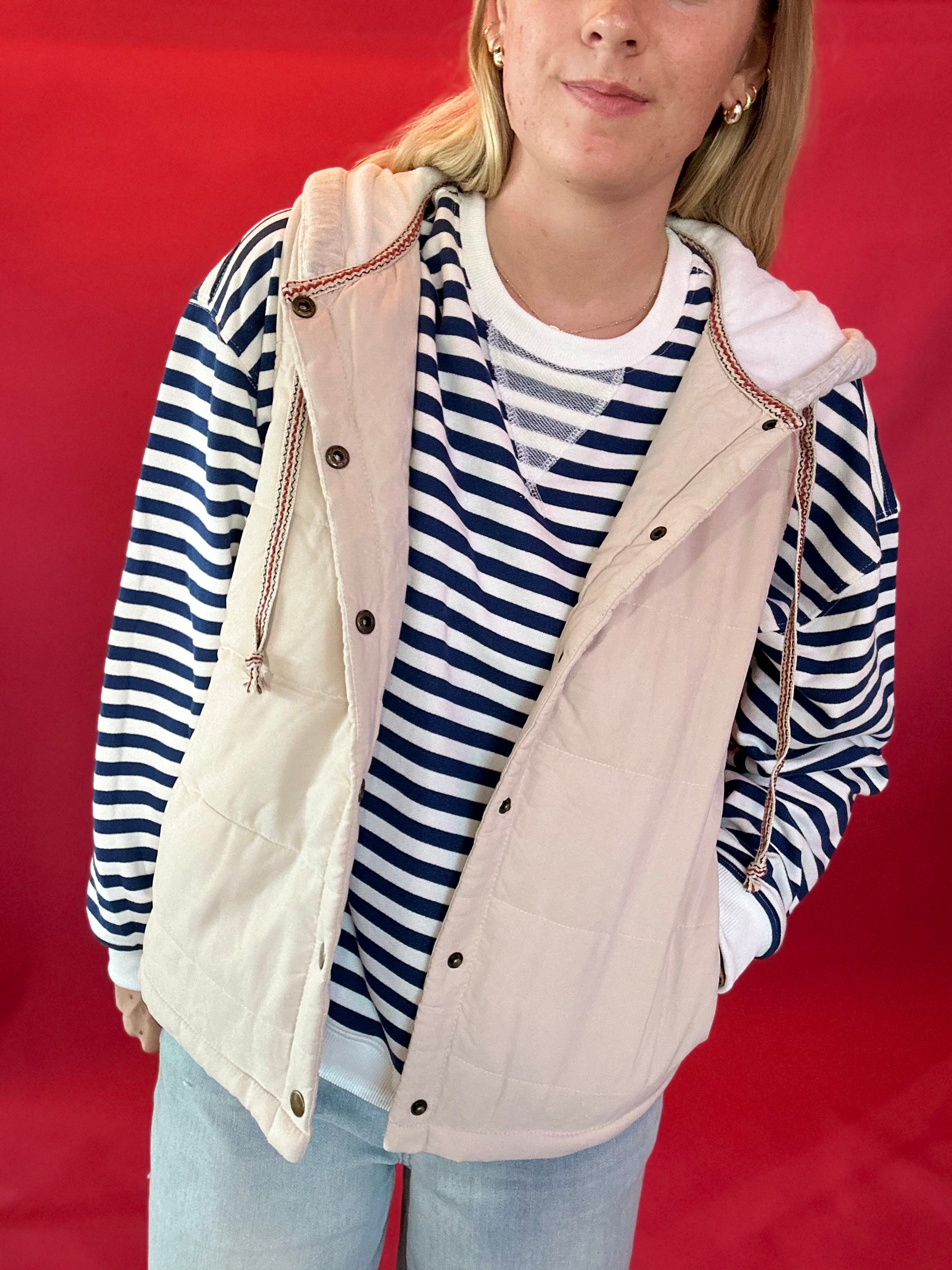 Chill Factor Contrast Puffer Vest
