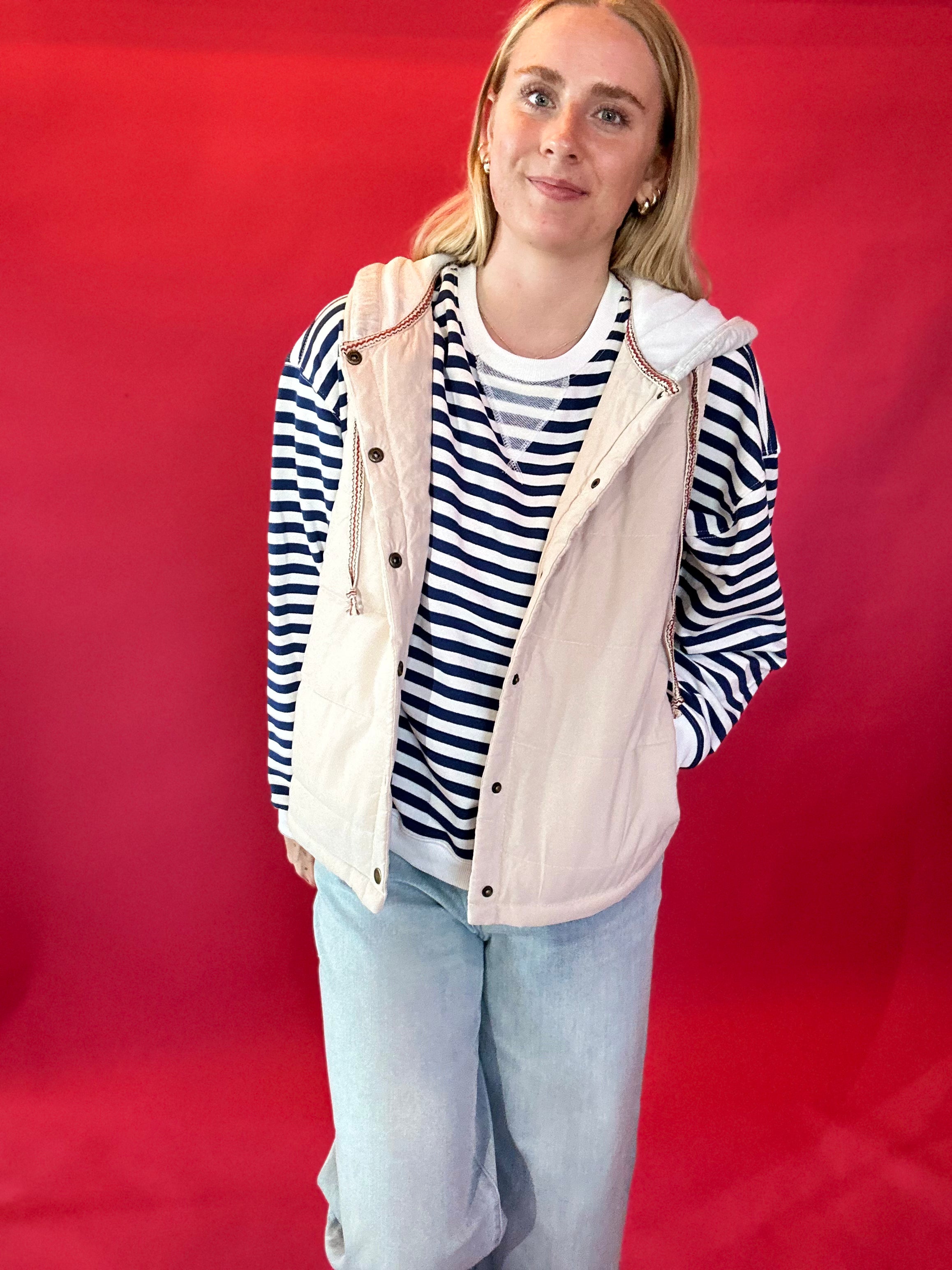 Chill Factor Contrast Puffer Vest