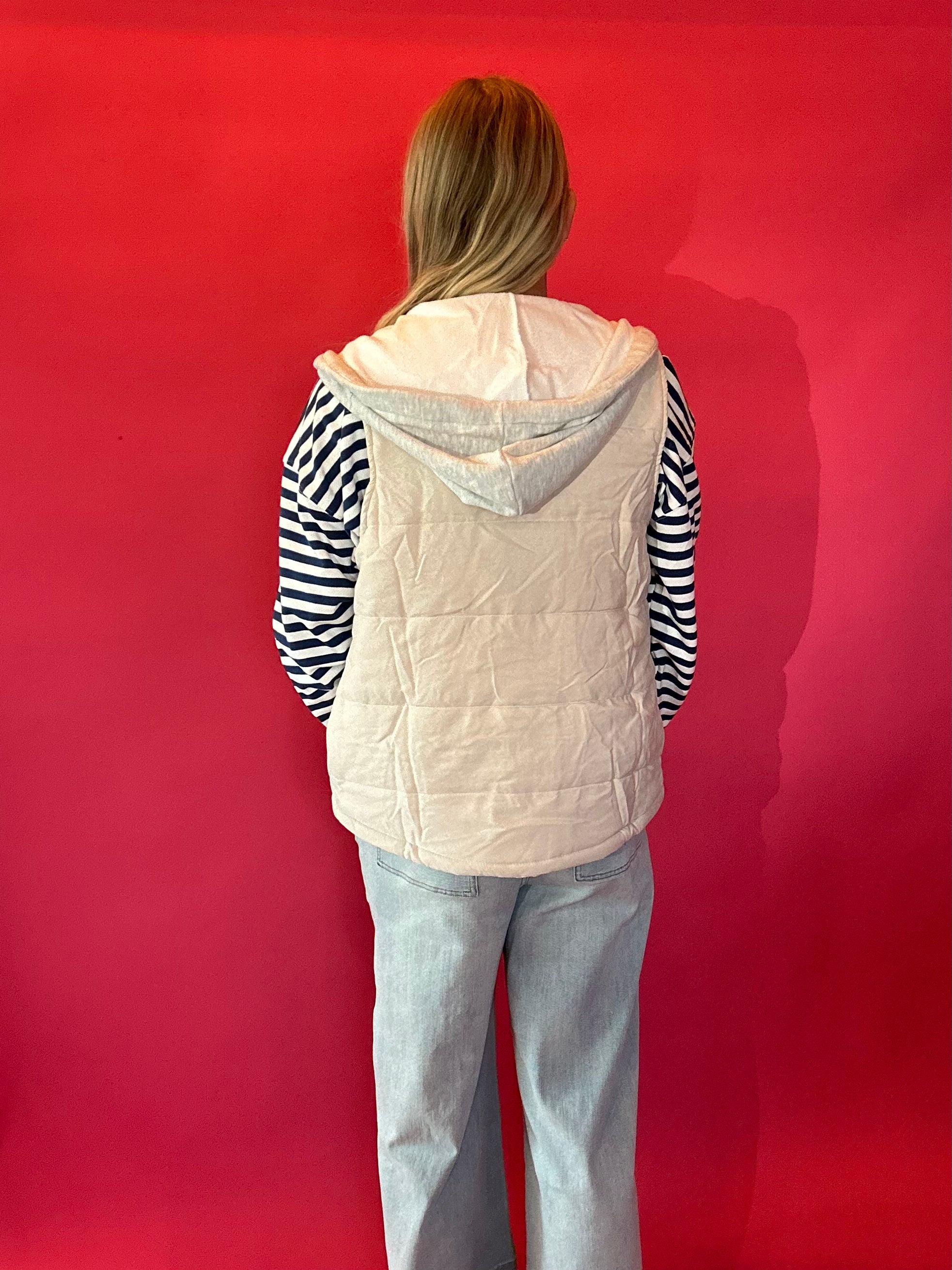 Chill Factor Contrast Puffer Vest