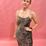 Cielo Leopard Midi Dress - Shabby 2 Chic Boutiques