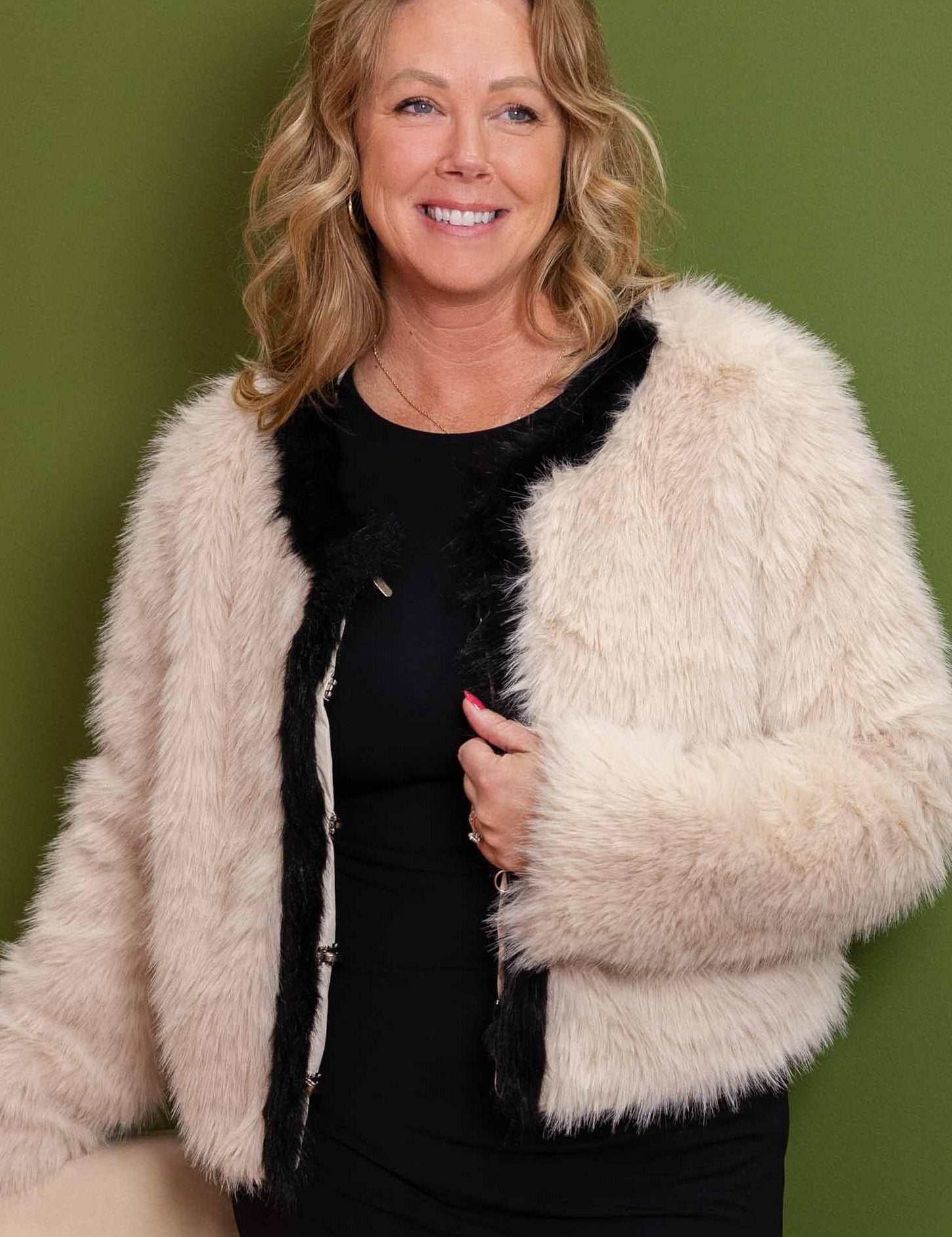 City Sleek Fur Jacket