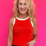 Clark Rib Tank in Lychee (ZSupply) - Shabby 2 Chic Boutiques