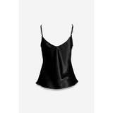 Classic Satin Camisole in Burgundy