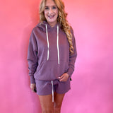 CloudWalk Pullover Fleece Hoodie in Rose Taupe