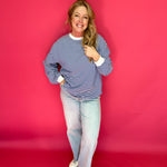 Coastal Cool Striped Pullover in Blue - Shabby 2 Chic Boutiques