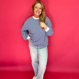 Coastal Cool Striped Pullover in Blue - Shabby 2 Chic Boutiques