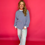 Coastal Cool Striped Pullover in Blue - Shabby 2 Chic Boutiques