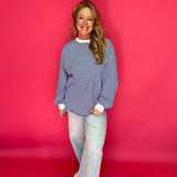 Coastal Cool Striped Pullover in Blue - Shabby 2 Chic Boutiques
