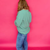 Coastal Cool Striped Pullover in Green - Shabby 2 Chic Boutiques