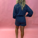 Comfy Chic Casual Drawstring Romper