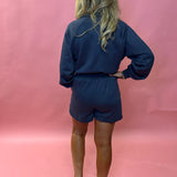 Comfy Chic Casual Drawstring Romper