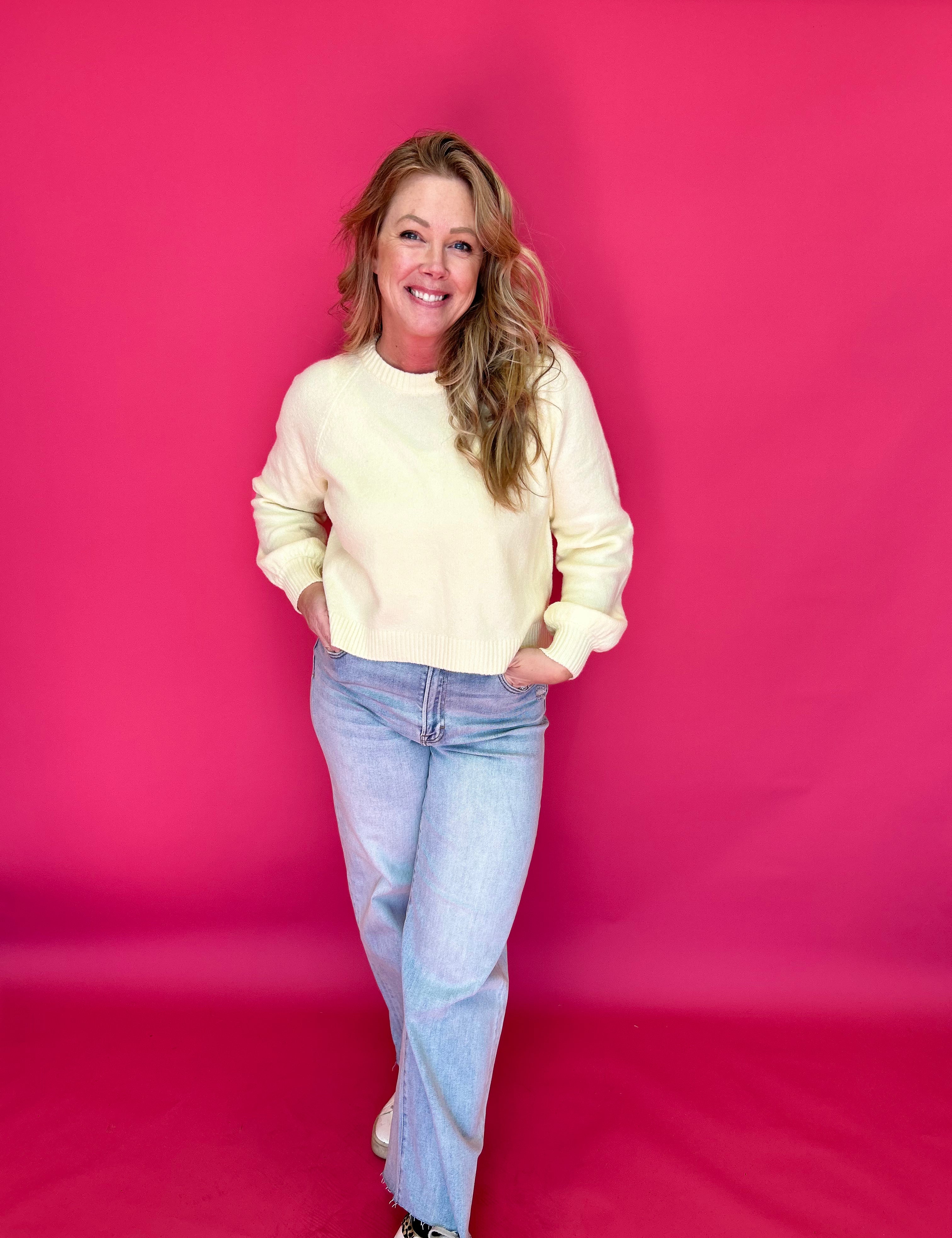 Coming Up Sweater in Yellow ZSupply