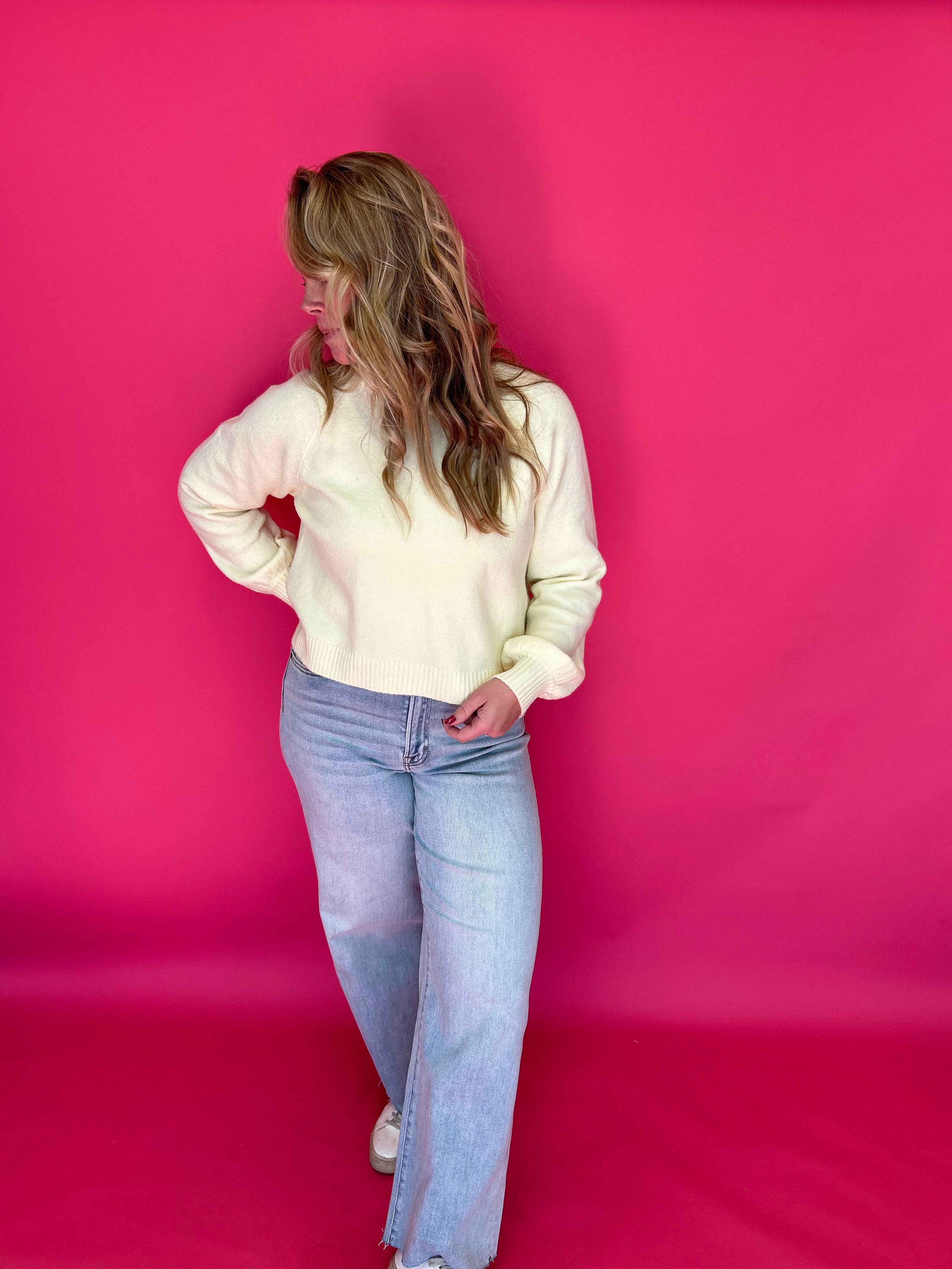 Coming Up Sweater in Yellow ZSupply