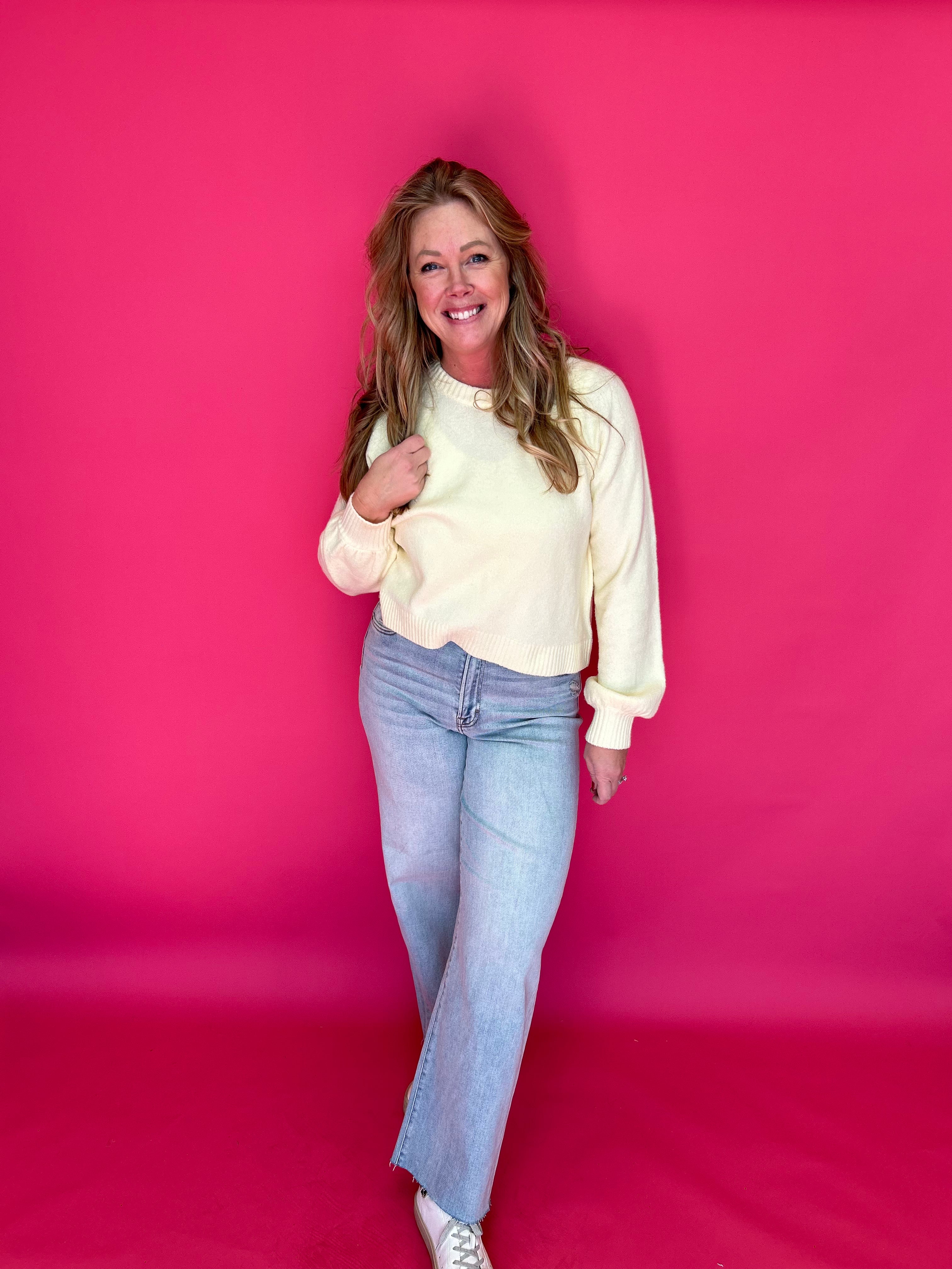 Coming Up Sweater in Yellow ZSupply