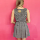 Concert Perfect Smocked Gingham Mini Dress - Shabby 2 Chic Boutiques