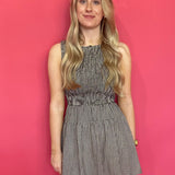 Concert Perfect Smocked Gingham Mini Dress - Shabby 2 Chic Boutiques