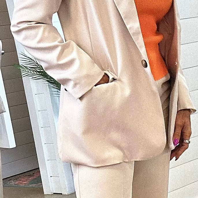 Confidence Booster Blazer in Taupe