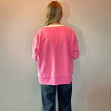 Contrast Crush Oversized Sweatshirt