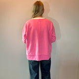 Contrast Crush Oversized Sweatshirt