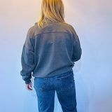 Cool Comfort Scuba Half Zip Pullover in Charcoal