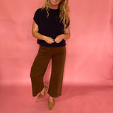 Cool Down Pocket Sweater in Blue