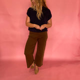 Cool Down Pocket Sweater in Blue