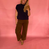 Cool Down Pocket Sweater in Blue