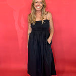 Cornelia Poplin Maxi Dress in Black (ZSupply) - Shabby 2 Chic Boutiques