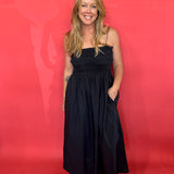 Cornelia Poplin Maxi Dress in Black (ZSupply) - Shabby 2 Chic Boutiques