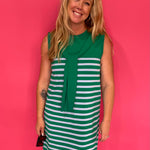 Country Club Charm Striped Sweater Dress - Shabby 2 Chic Boutiques