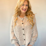 Cozy Cadence Cardigan in Taupe