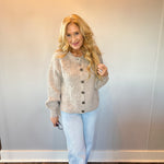 Cozy Cadence Cardigan in Taupe