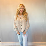 Cozy Cadence Cardigan in Taupe