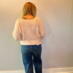 Cozy Chic Off the Shoulder Sweater in Pink