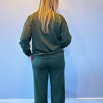 Cozy Chic Pullover & Pant Set in Dark Olive