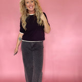 Cozy Season Knit Sweater in Black
