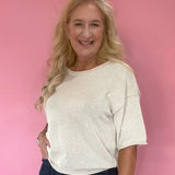 Cozy Season Knit Sweater in Cream