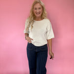 Cozy Season Knit Sweater in Cream