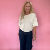 Cozy Season Knit Sweater in Cream