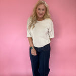 Cozy Season Knit Sweater in Cream