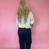 Cozy Season Knit Sweater in Cream
