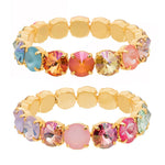Croatia Stretch Bracelet in Fairy Dust Mix Tova